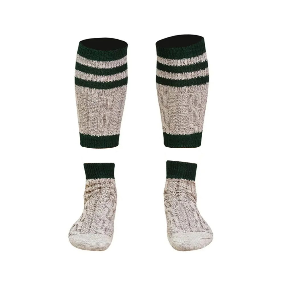 Loferl Socks Grey & Green