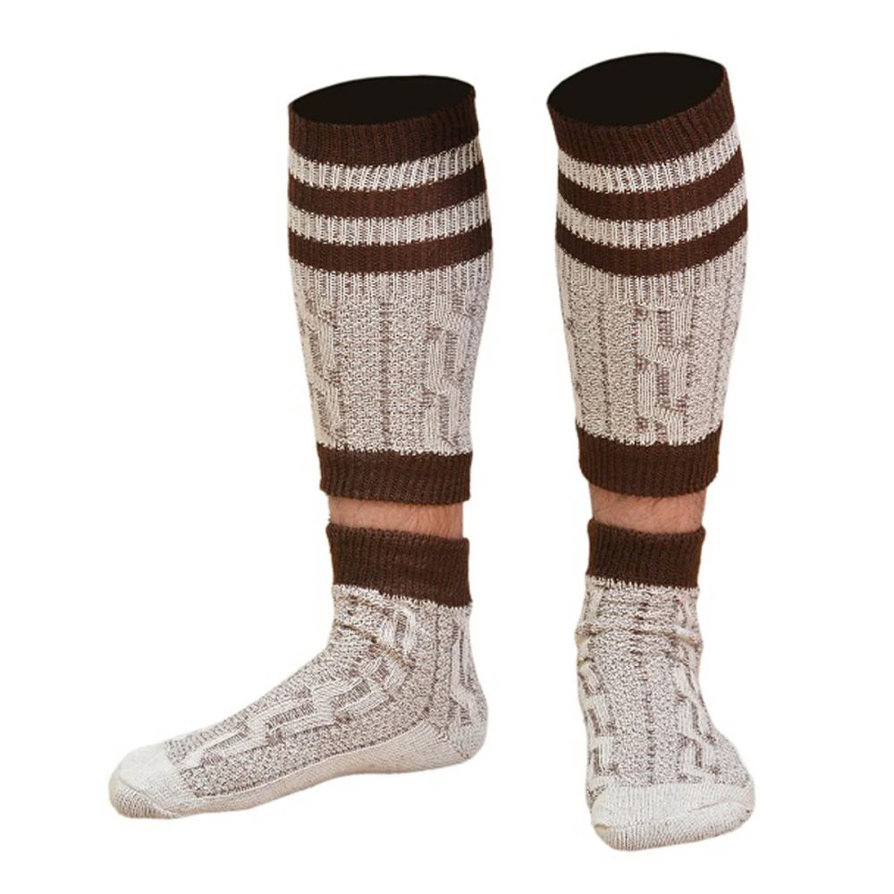 Loferl Socks Maroon & Grey