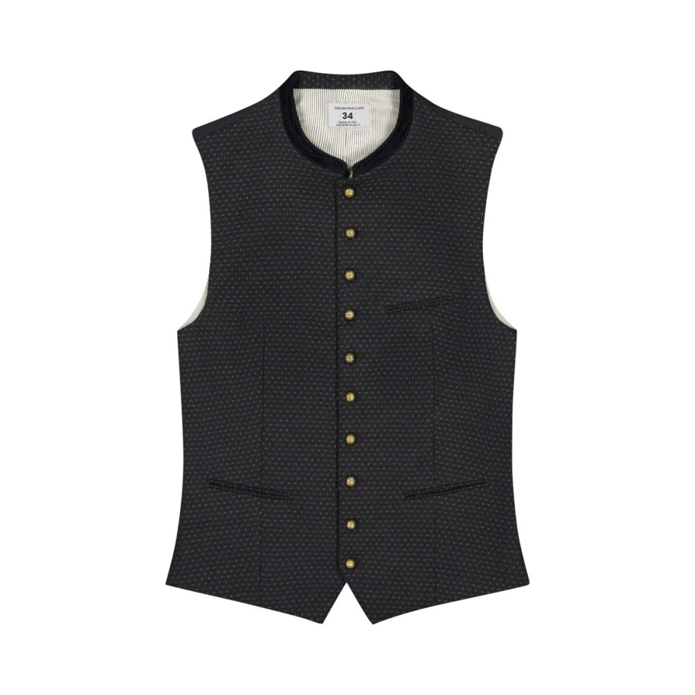 Trachten Waistcoat Black